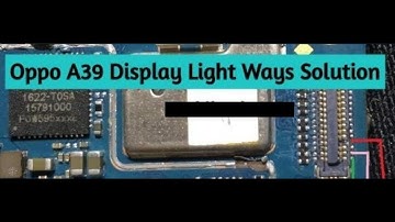How to Fix Oppo A39 Display Light Problem Solution Jumper Ways By GSM Free Equipment