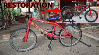 RESTORATION BIKE FROM OLD BMX BICYCLE TO DRAG BIKE