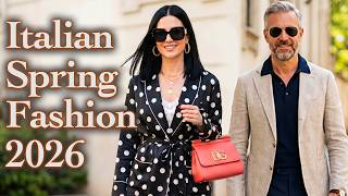 Italian Street Fashion Spring 2026. Learn best fashion trends from Italy. Luxury Fashion Vlog