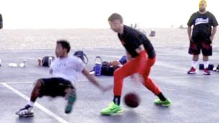 The Professor EMBARRASSES Defender in Heated 2v2 vs Passive AGGRESSIVE Hoopers [GETS IN FIGHT!]