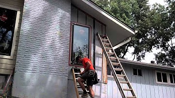 Weather-seal and installation of a casement window.