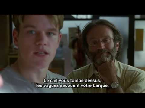 Being yourself ~ Robin Williams & Matt Damon (Good Will Hunting, 1997)