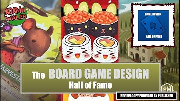 Board Game Design: Hall of Fame