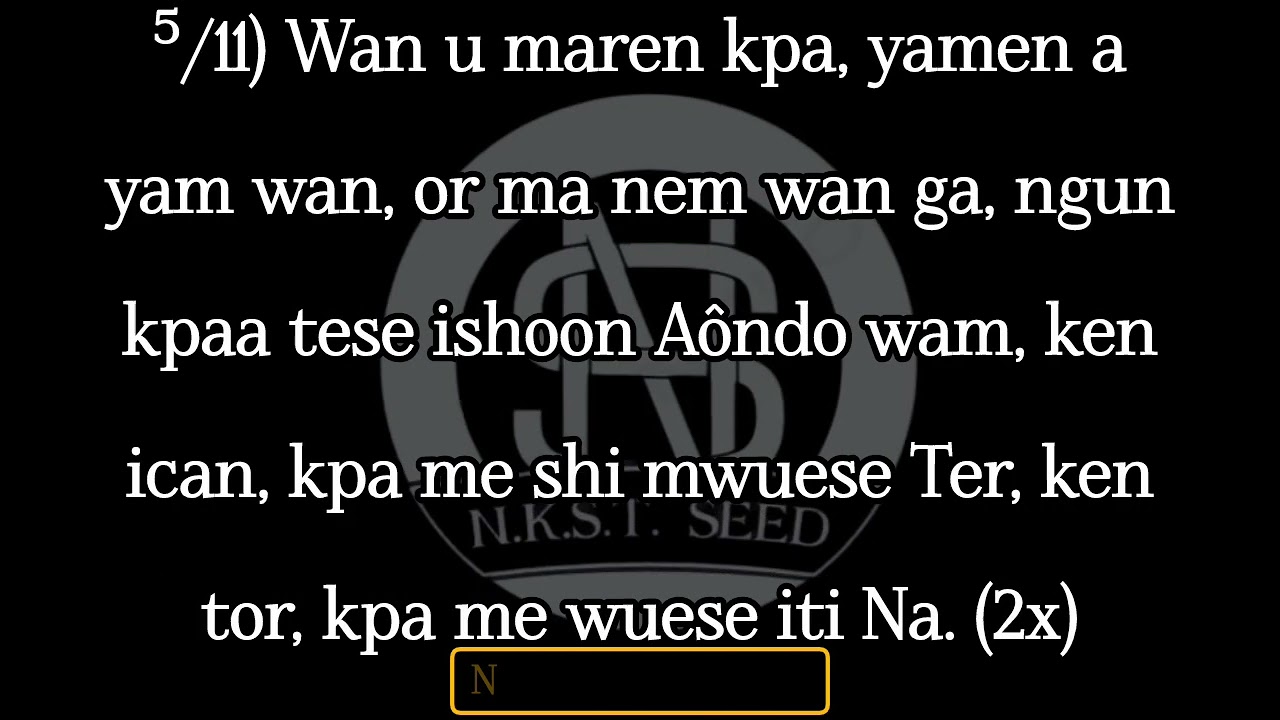 Mer U nyi man U eren a mo doo, doo sha wono? M hemba wan shin, Tor A eren a mo inja ne...