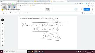 #12 PreCalc Chapter 3 Test Corrections