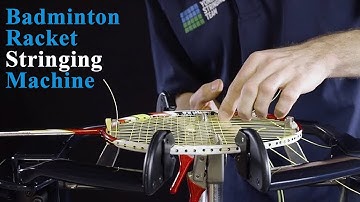 How to String Badminton Racket in 6 minutes | racket stringing machine 2022
