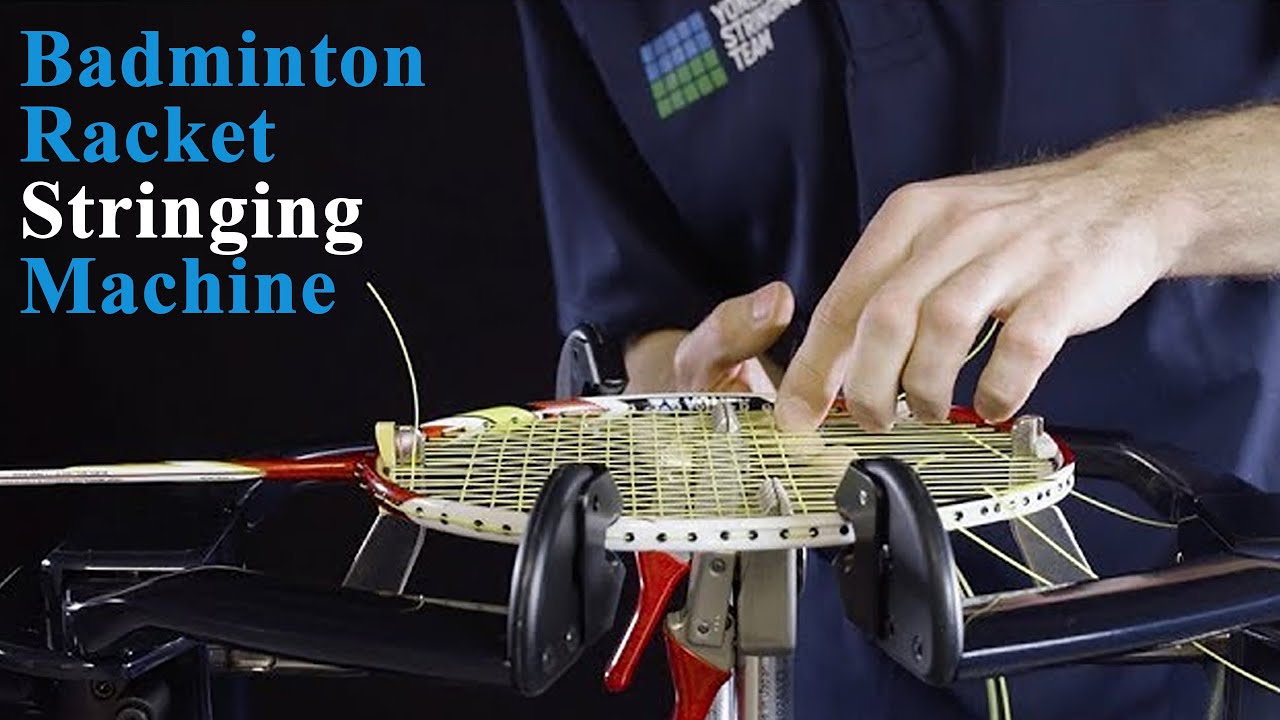 How to String Badminton Racket in 6 minutes