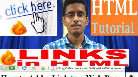 How to Add Links in Webpage using HTML Basic Link Anchor Tag || HTML Tutorials for Beginners Part 8