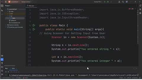 1/2 - Java console applications for beginners