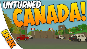 Unturned Canada Map Gameplay ➤ Prison, Bunker, Scorpion 7 Facility, Mountains, Ski Lift!