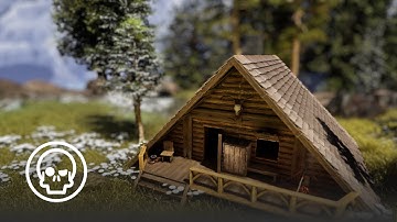 Ark Survival Ascended: How To Build A Simple Starter Base / Log Cabin