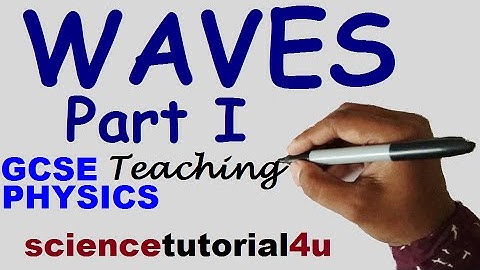 WAVES Part 1, GCSE SCIENCE PHYSICS