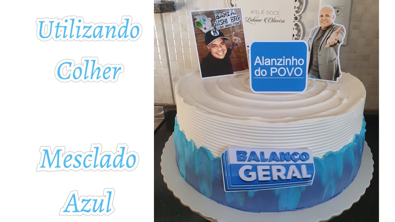 Glaucia Cake - Modelo de bolo masculino