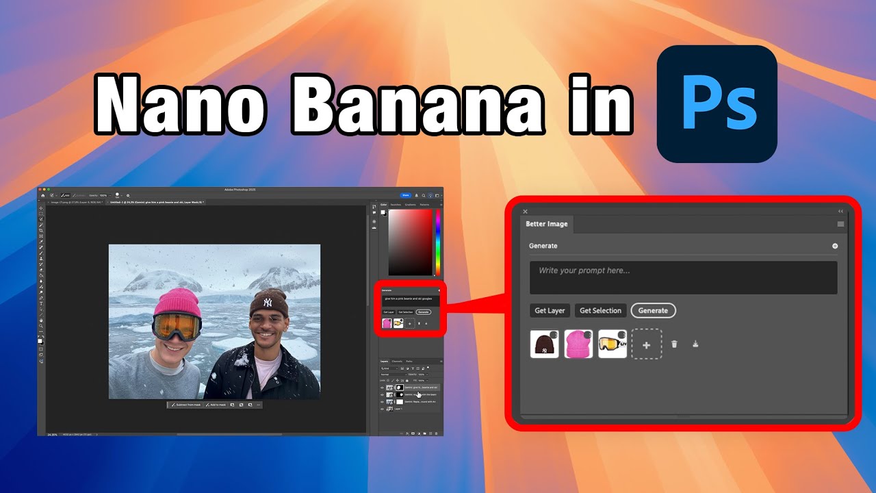 Use Google Nano Banana in Photoshop (Cubby Image Plugin Preview) - YouTube