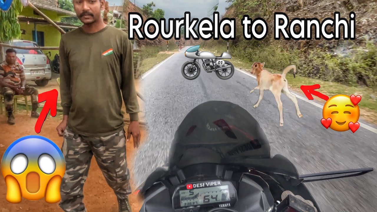 ￼ Rourkela to Ranchi by Road travel vlog 🏍️￼
