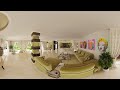 Interior Project on Cote D`Azur, France 3D 360 VR