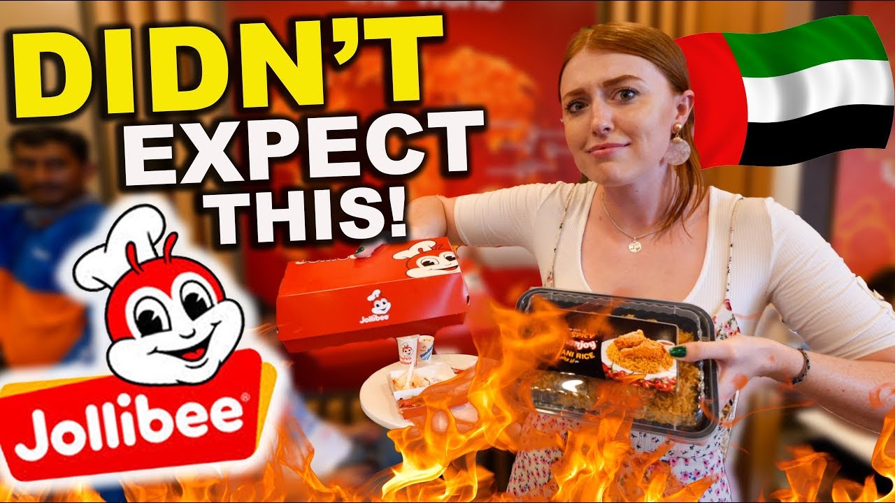 British Couple Trying FILIPINO JOLLIBEE in Dubai, Huge Taste Test!