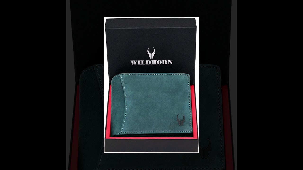 WILDHORN Carter Leather For Men  (Blue Hunter) 