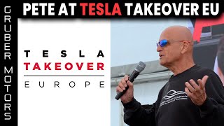 Pete Gruber Speech at Tesla Takeover Europe!