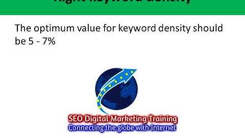 What is Keyword Density  - Digital Saby