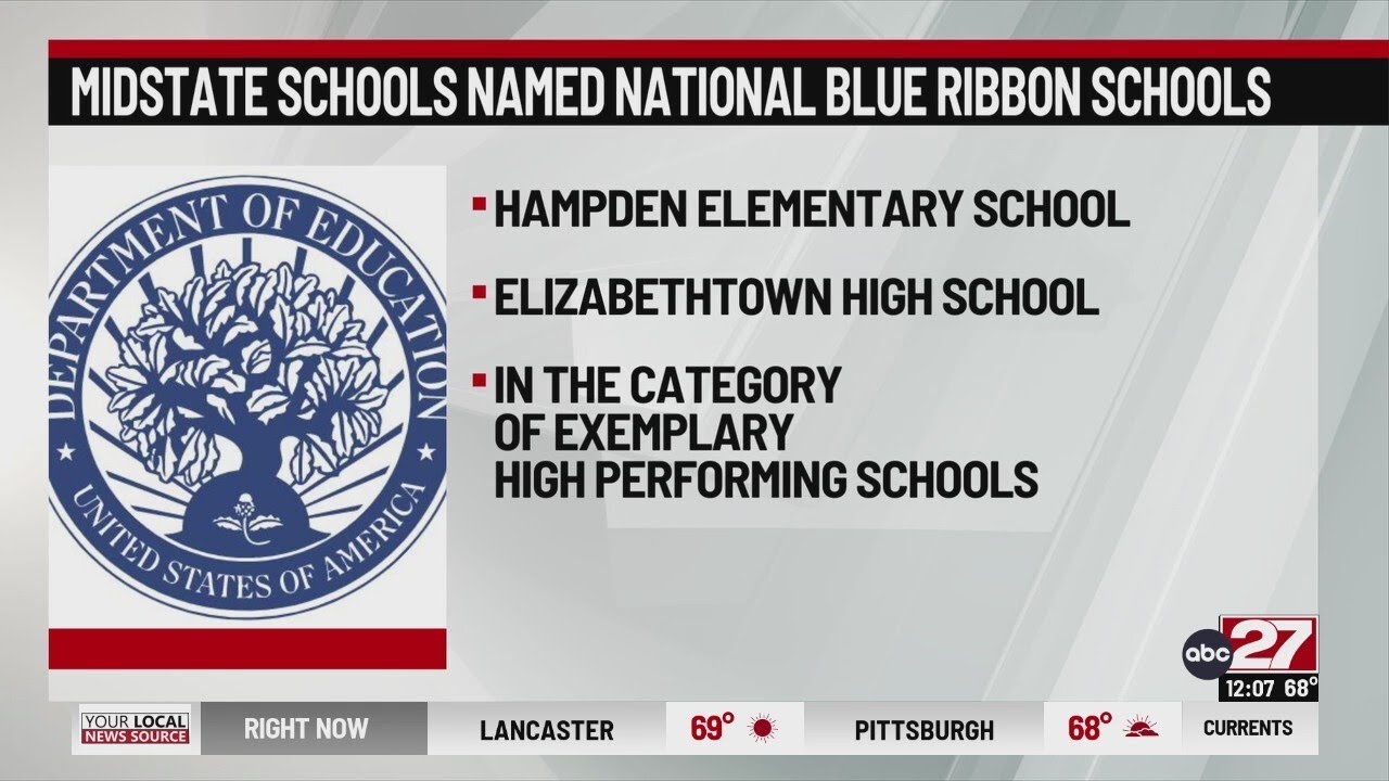 Pennsylvania schools named National Blue Ribbon Schools