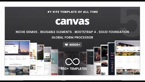 Canvas | The Multi-Purpose HTML5 Template | Themeforest Templates