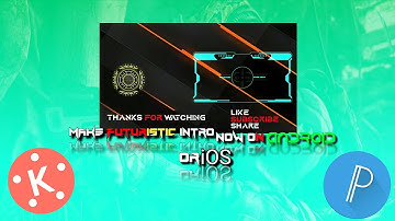 make futuristic outro on android or iOS - MOTION GRAPHICS