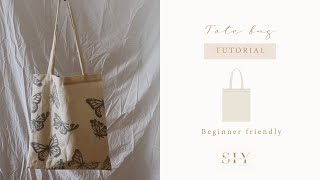 SEW a tote bag | sewing tutorial
