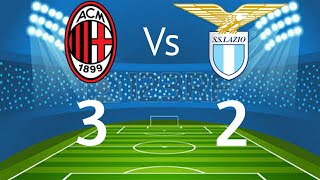 Ac Milan Vs Lazio 3-2 All Goals & Extended Highlight