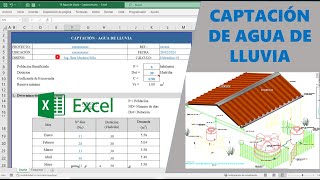 Captación De Agua De Lluvia Plantilla Excel Profesional