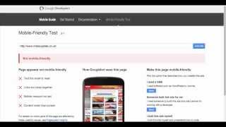 Move Up Google Rankings - Check Your Site Is Mobile Friendly