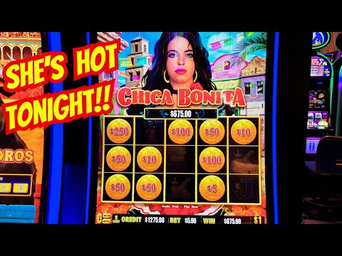 $5 Bets was hitting Chica Bonita putting out some BIG BONUSES Winstar Choctaw #slot #2025 #casino