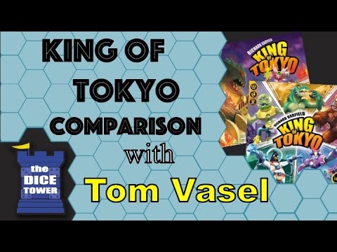King of Tokyo Comparison - with Tom Vasel