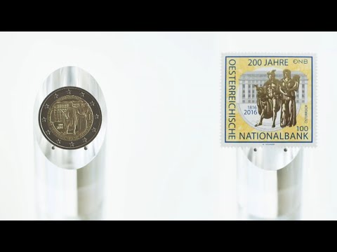 Austria 2016, 200 years of Oesterreichische Nationalbank, commemorative 2 euro coin