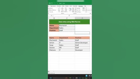 Excel VBA Macros: Data Entry Made Easy with These Tips and Tricks
