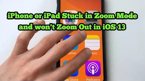 iPhone or iPad Stuck in Zoom Mode on Lock Screen and Won
