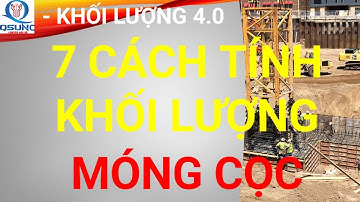 QsunclHướng dẫn chi tiết cách đo bóc khối lượng bê tông móng cọc|Kỹ sư Xây dựng, kỹ sư QS |QsUnc(T1)