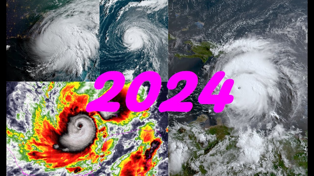 2024 Atlantic hurricane season animation - YouTube