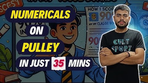 Class 10 ICSE Physics Chapter 3: Machines (Pulley) || Numericals ||@AdityaSingh22906