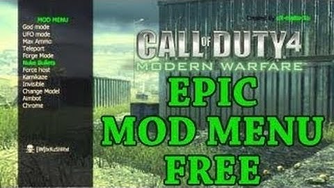 CoD4 - Infectable Mod Menu + Challenge Lobby Online !?