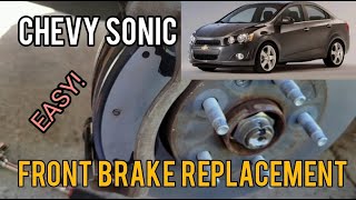 Chevy Sonic, Spark, Cruze Front Brake Replacement