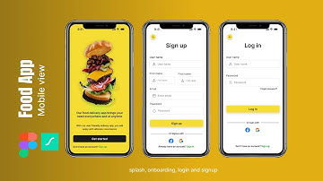Food ordering app (Mobile view) design in Figma l UI/UX — Figma tutorial (prototyping and wireframe)