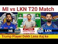 Mi vs lkn  predictionmi vs lkn  teammumbai vs lucknow ipl 67th t20 match