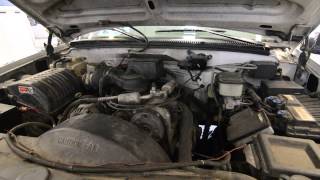 Lot 13: 1997 Chevrolet C3500 Vacuum Sweeper Truck-Engine