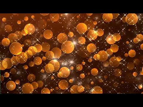 Golden Particles Shiny Loop Background Video | Golden Particles Background Hd