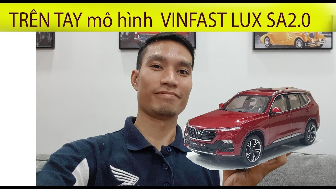 Xe mô hình Vinfast Lux SA 20 TL 124  Mô hình thu nhỏ