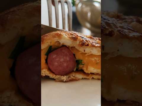 Яйца,сыр и сосиски-идеальный
