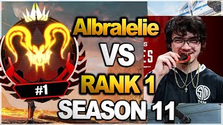 TSM Albralelie vs RANK 1 in ranked | SEASON 11|  PERSPECTIVE ( apex legends season 11 )  !!