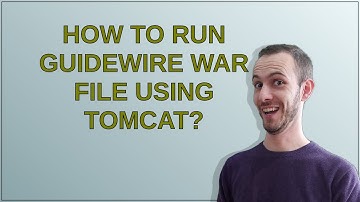 How to run Guidewire war file using tomcat?