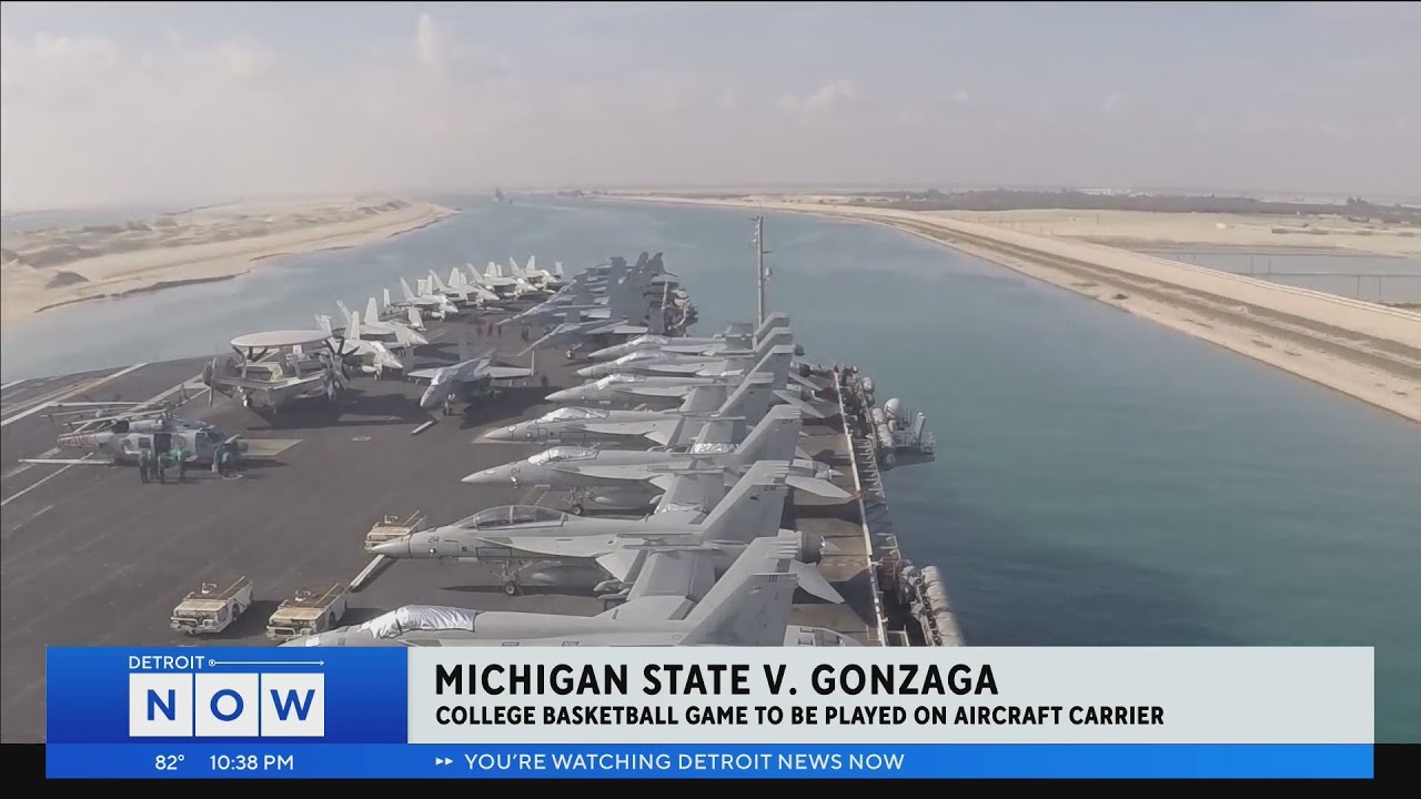 Michigan State ready to take flight in aircraft carrier game vs. Gonzaga